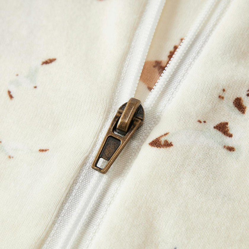 Sandcastle Organic Cotton Zipper Pajama