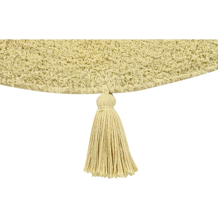You'Re My Sunshine Tufted Round Rug With Tassels