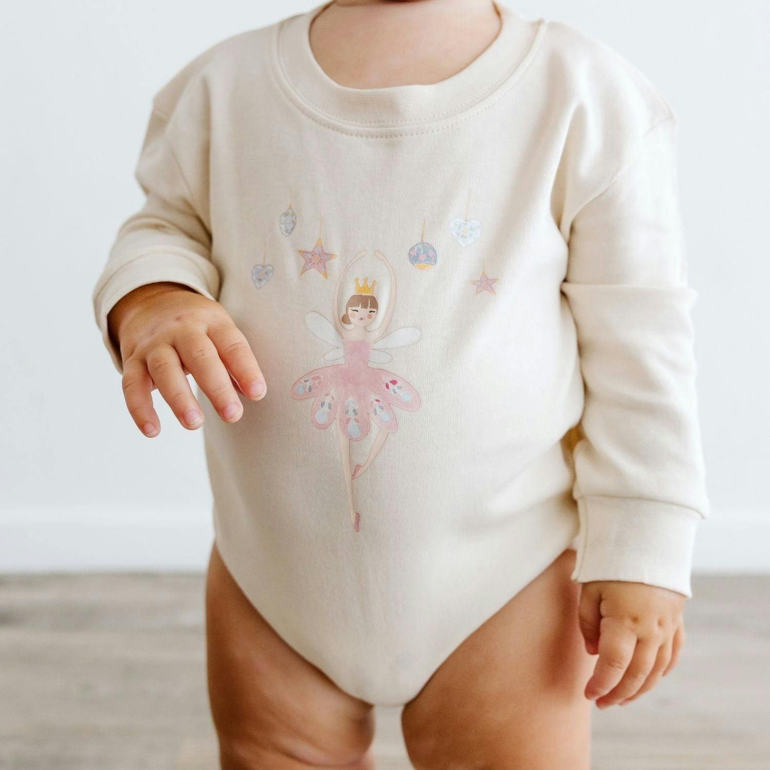 Nutcracker Girlie Christmas Long Sleeve Romper