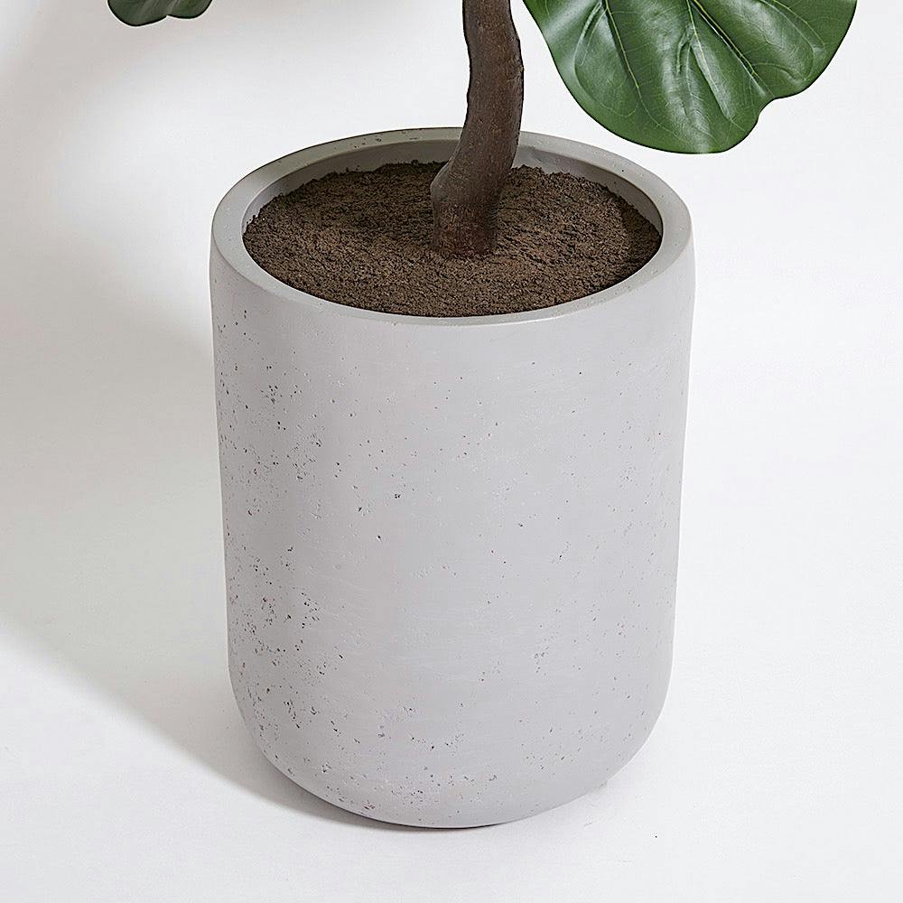 Artificial Fiddle Leaf Fig Tree with Artisan Planter
