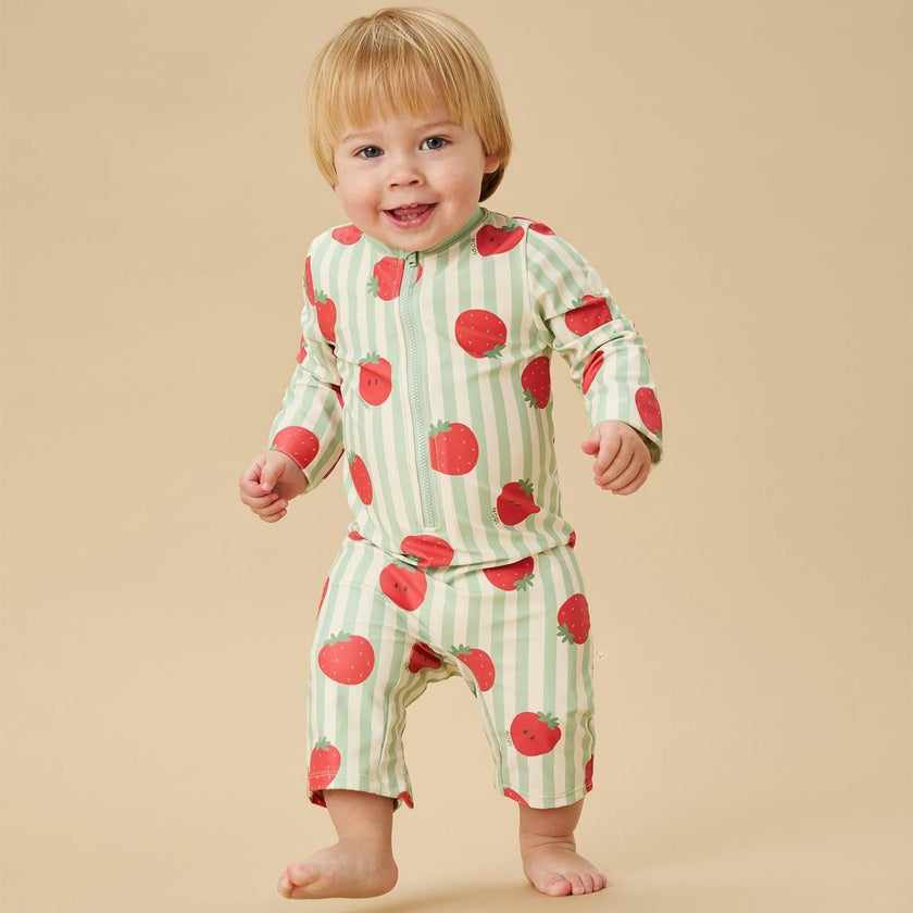 Strawberry One-Piece Rashguard