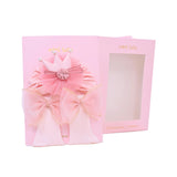 Crown & Bow Baby Hat Gift Set