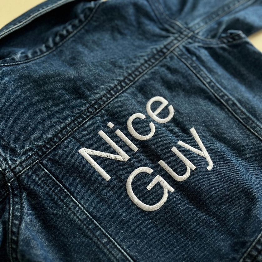 Baby & Kids Back Embroidery Denim Jacket