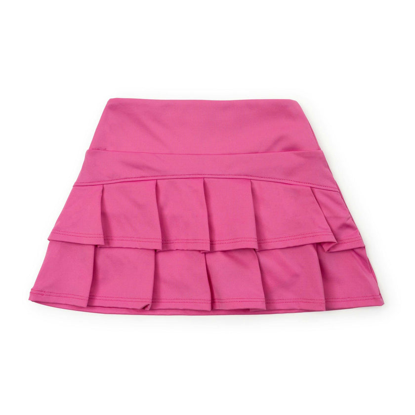 Margot Girls' Performance Skirt by LH Sport Hot Pink