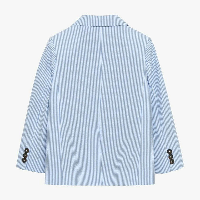 Sebastian Blazer in Pale Blue Stripe