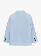 Sebastian Blazer in Pale Blue Stripe
