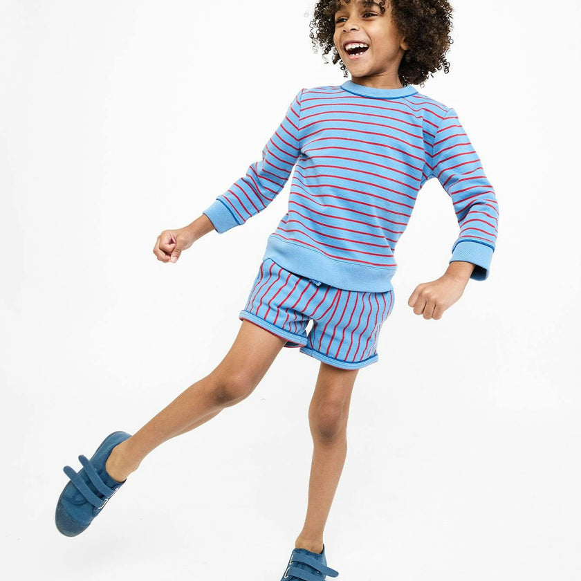 Remy Short Set, Paprika French Stripe