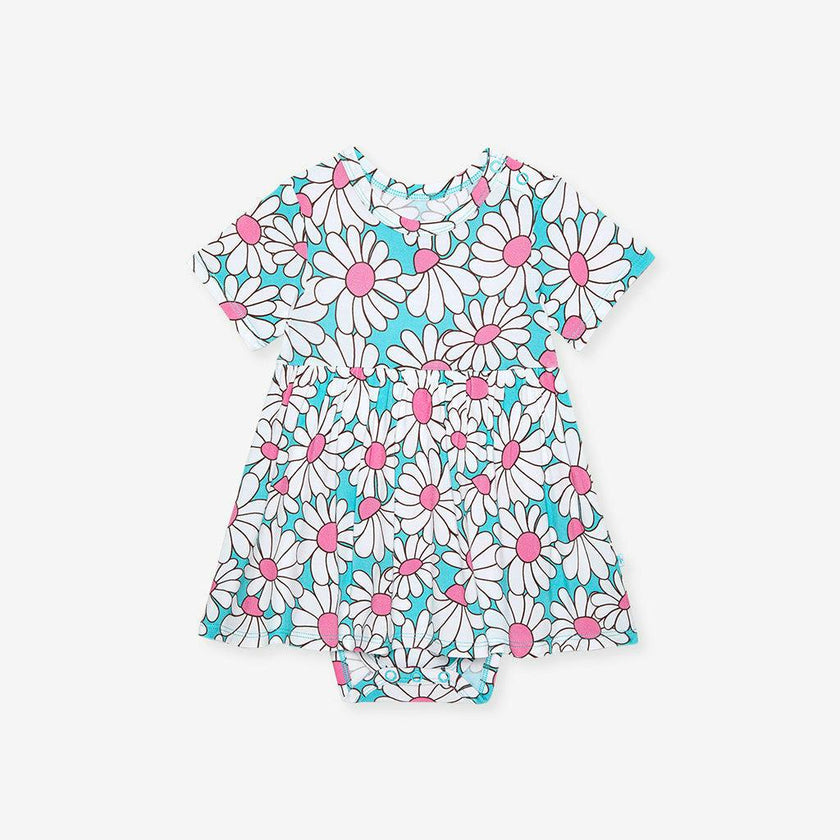 Retro Daisy Bodysuit Dress