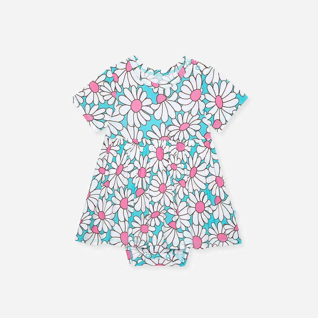 Retro Daisy Bodysuit Dress