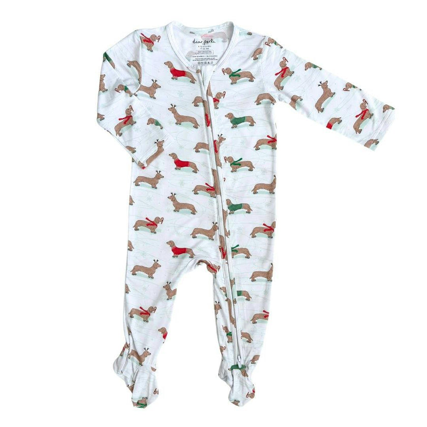 Footie Zippered One Piece