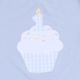 Birthday - First Birthday Blue Long Sleeve Bodysuit