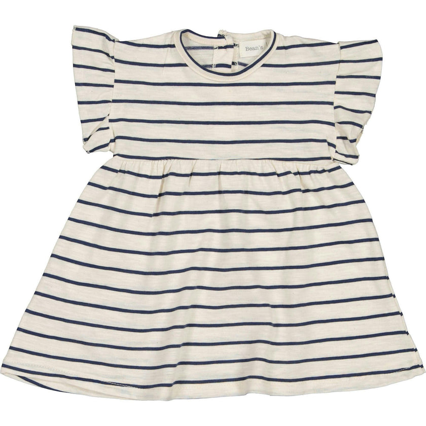 Striped Short Sleeve Dress