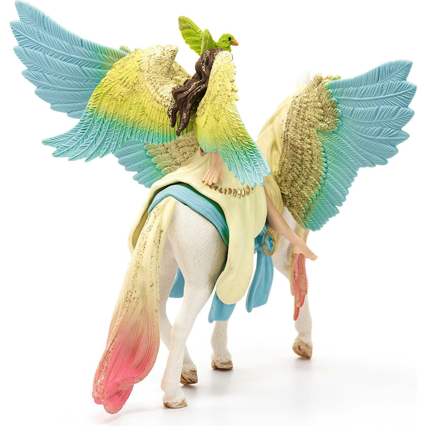 Schleich Bayala: Fairy Surah W/ Glitter Pegasus Playset