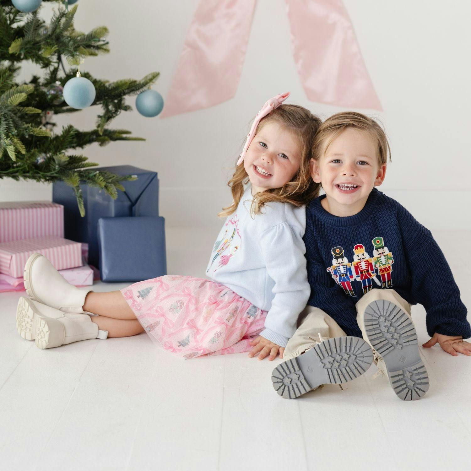 Nutcracker Trellis Christmas Tutu Skirt