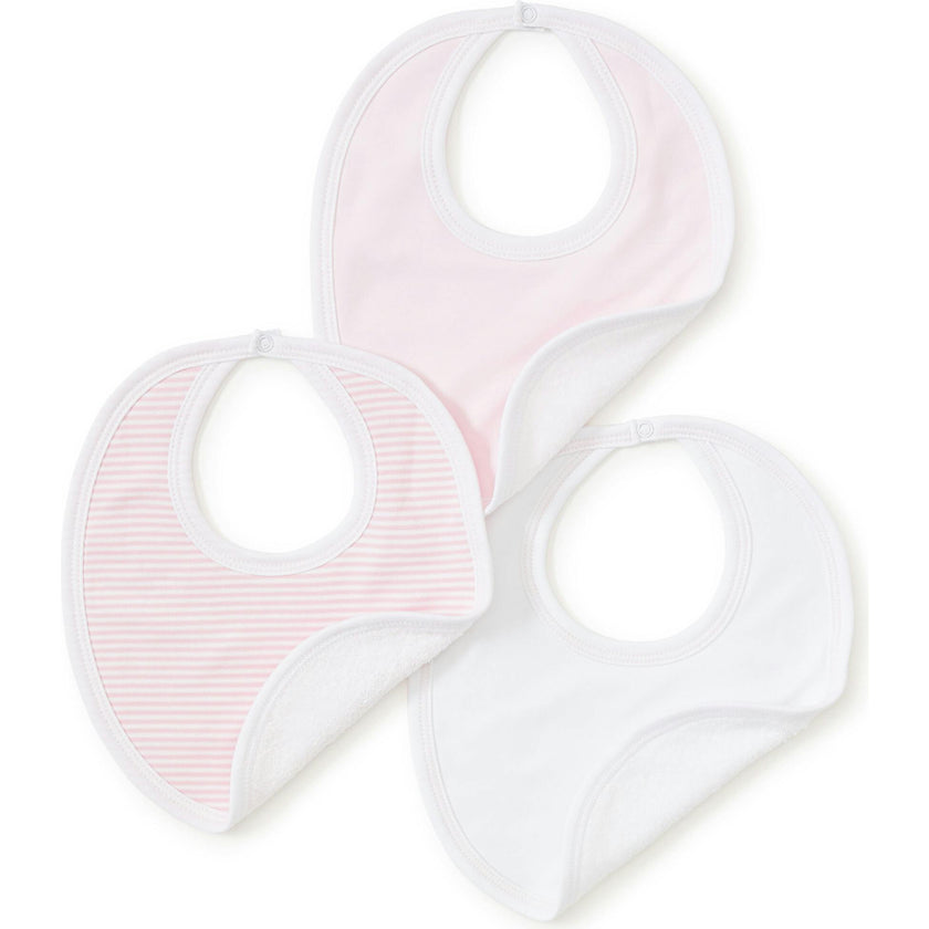 3pc Striped Bib Set