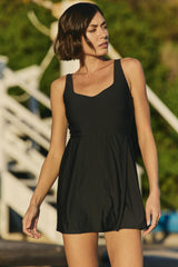 Gabriela Swim Dress in Black