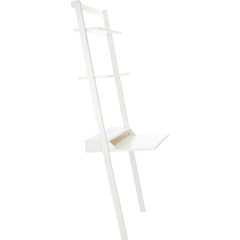 Pamella 2 Shelf Leaning Desk