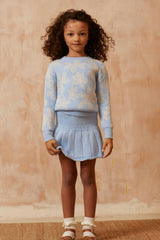 Pleated Tennis Skirt | Sky