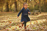 Classic Navy Peter Pan Collar Coat
