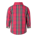 Red Tartan Shirt & Trouser Set