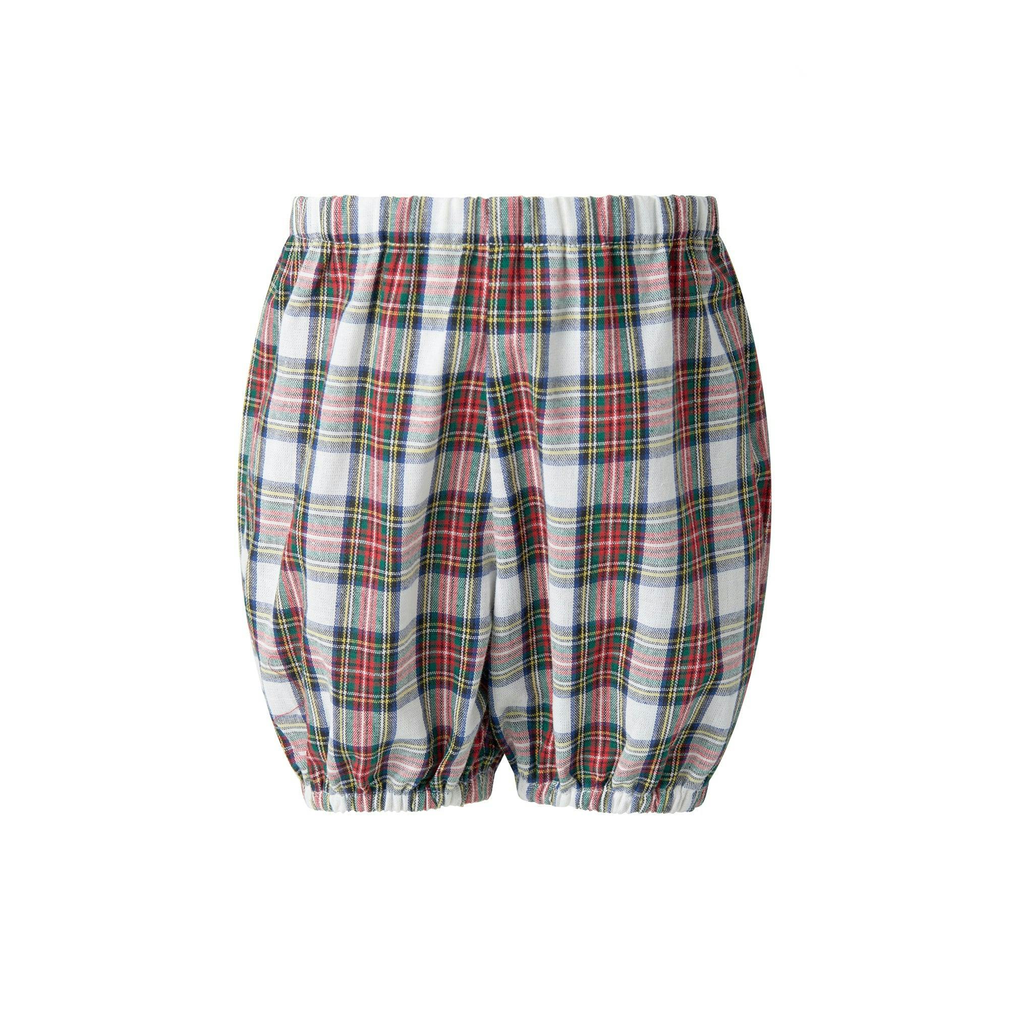 Tartan Frill Front Dress and Bloomers