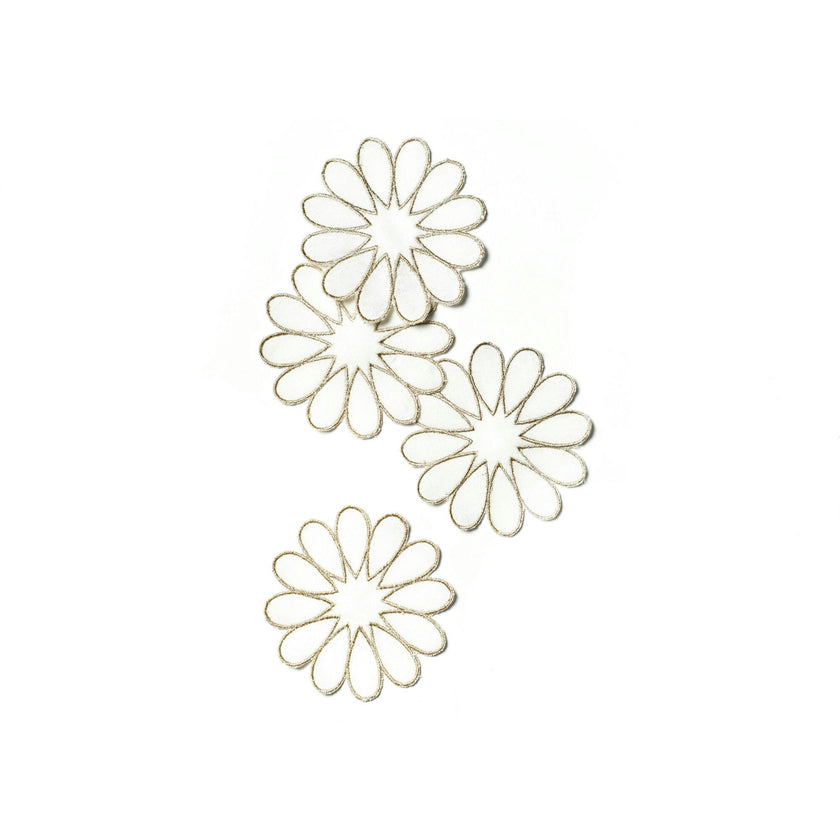 Deco Gold Scallop Cocktail Napkins