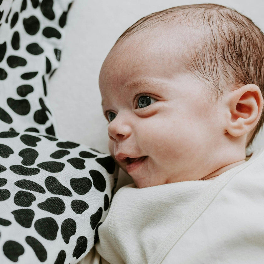 Animal Print Muslin Burp Cloths