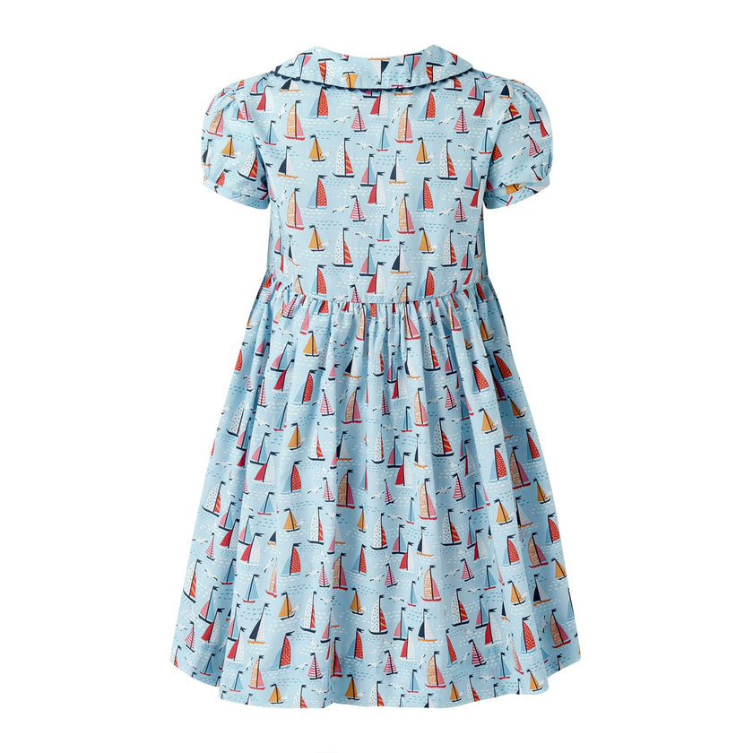 Sailboat Button Front Dress