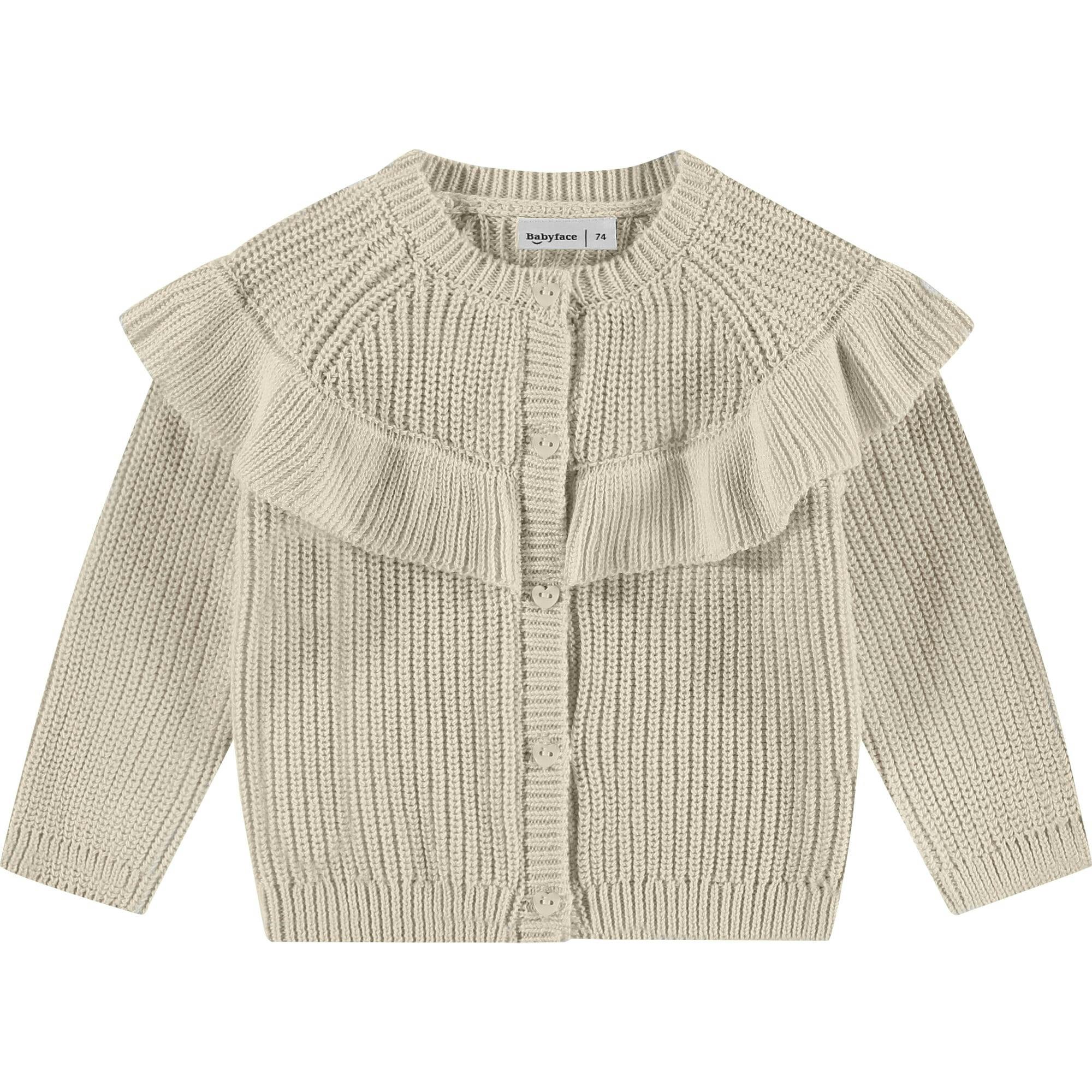Ruffled Front Cardigan