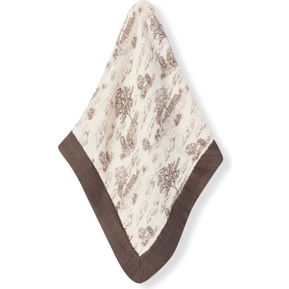 Country Toile Bamboo Mini Lovey
