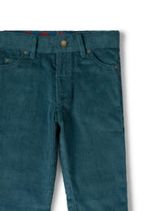 Calm Sea Corduroy Lined Adventure Jeans, Blue