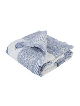 Block-Printed Cotton Crib Quilt