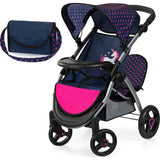 Bayer Design Dolls: Twin Star Stroller - Blue