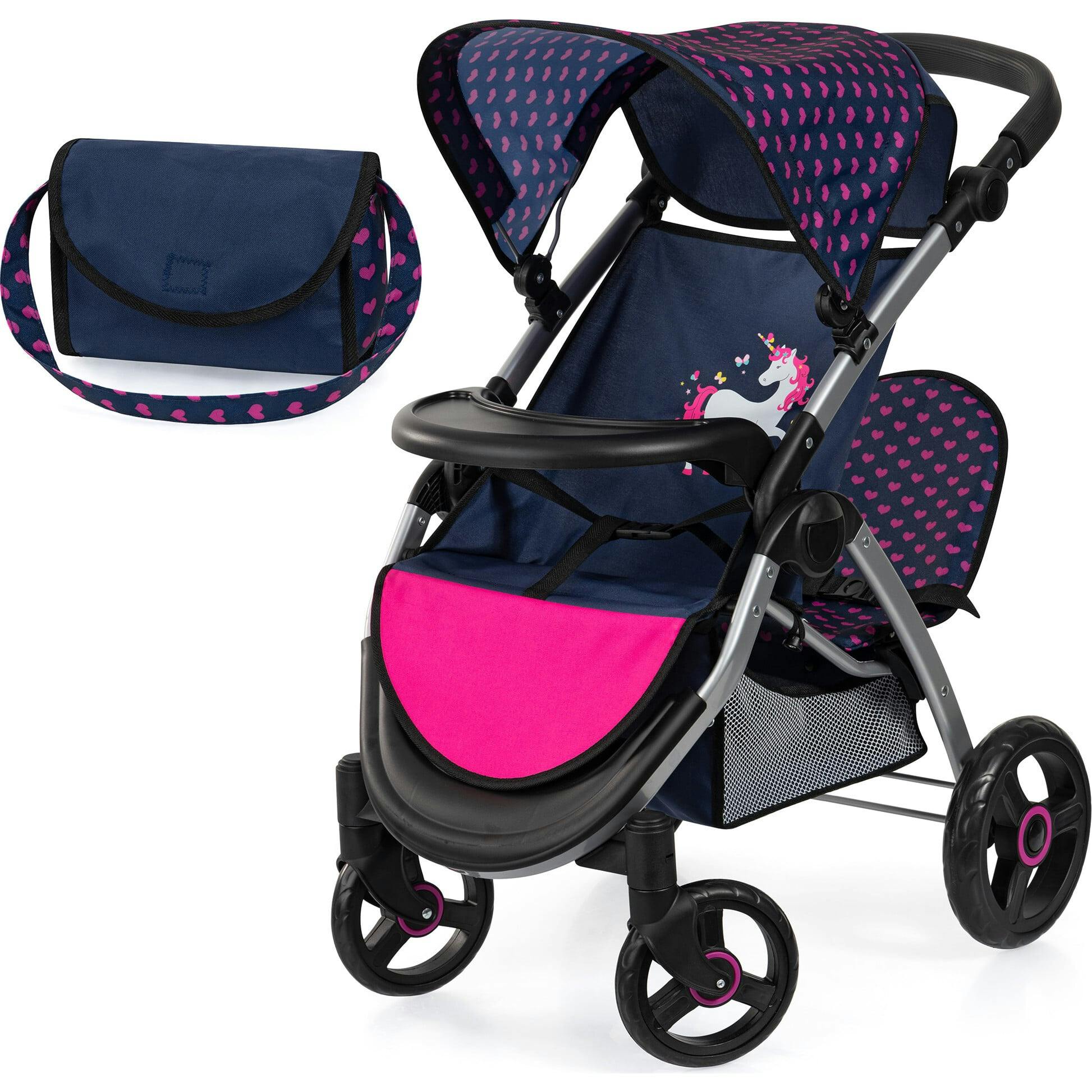 Bayer Design Dolls: Twin Star Stroller - Blue