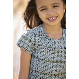 TARTINE ET CHOCOLAT Storm Green Jacquard Party Dress