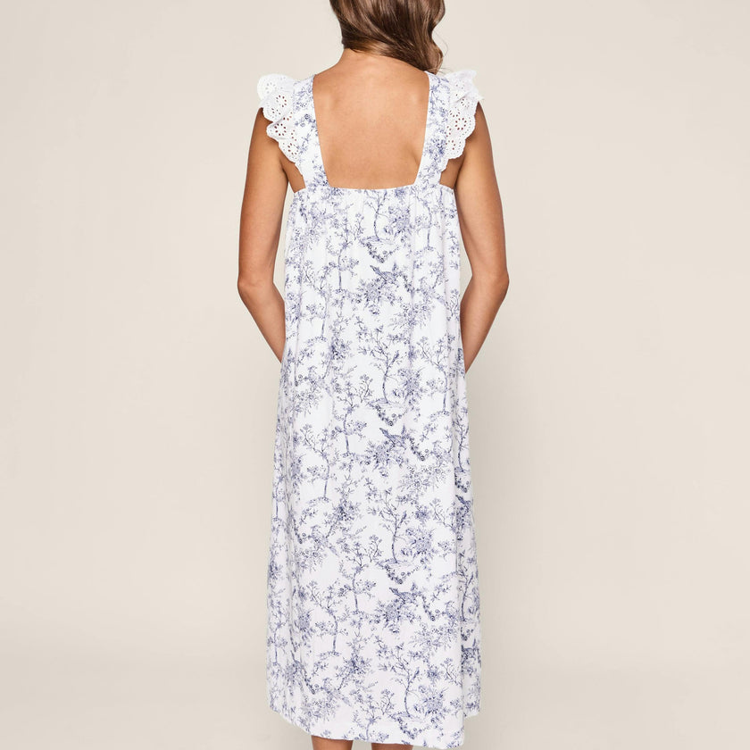 Women's Pima Clara Nightgown in Timeless Toile