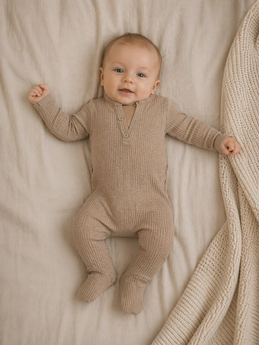Ribbed Henley Footie