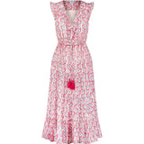 Giselle Womens Maxi Dress Jaipur Bloom, Pink