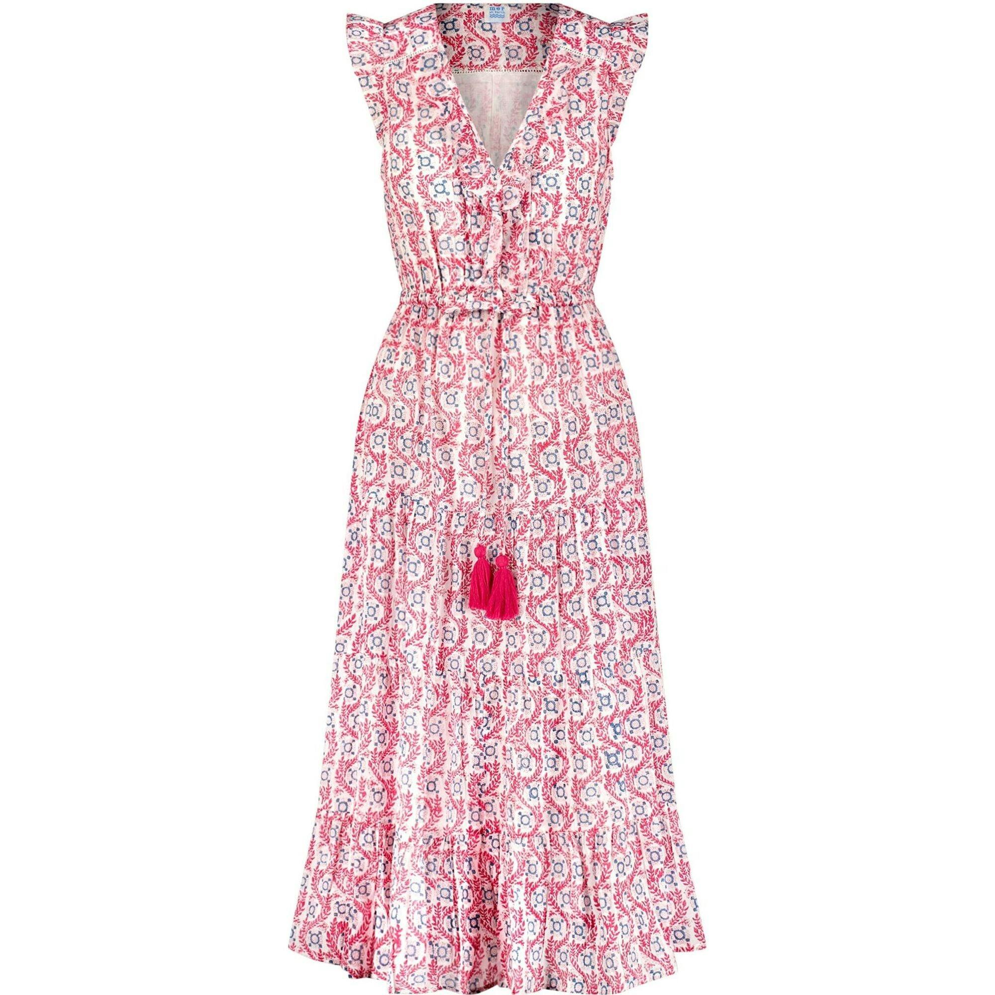 Giselle Womens Maxi Dress Jaipur Bloom, Pink