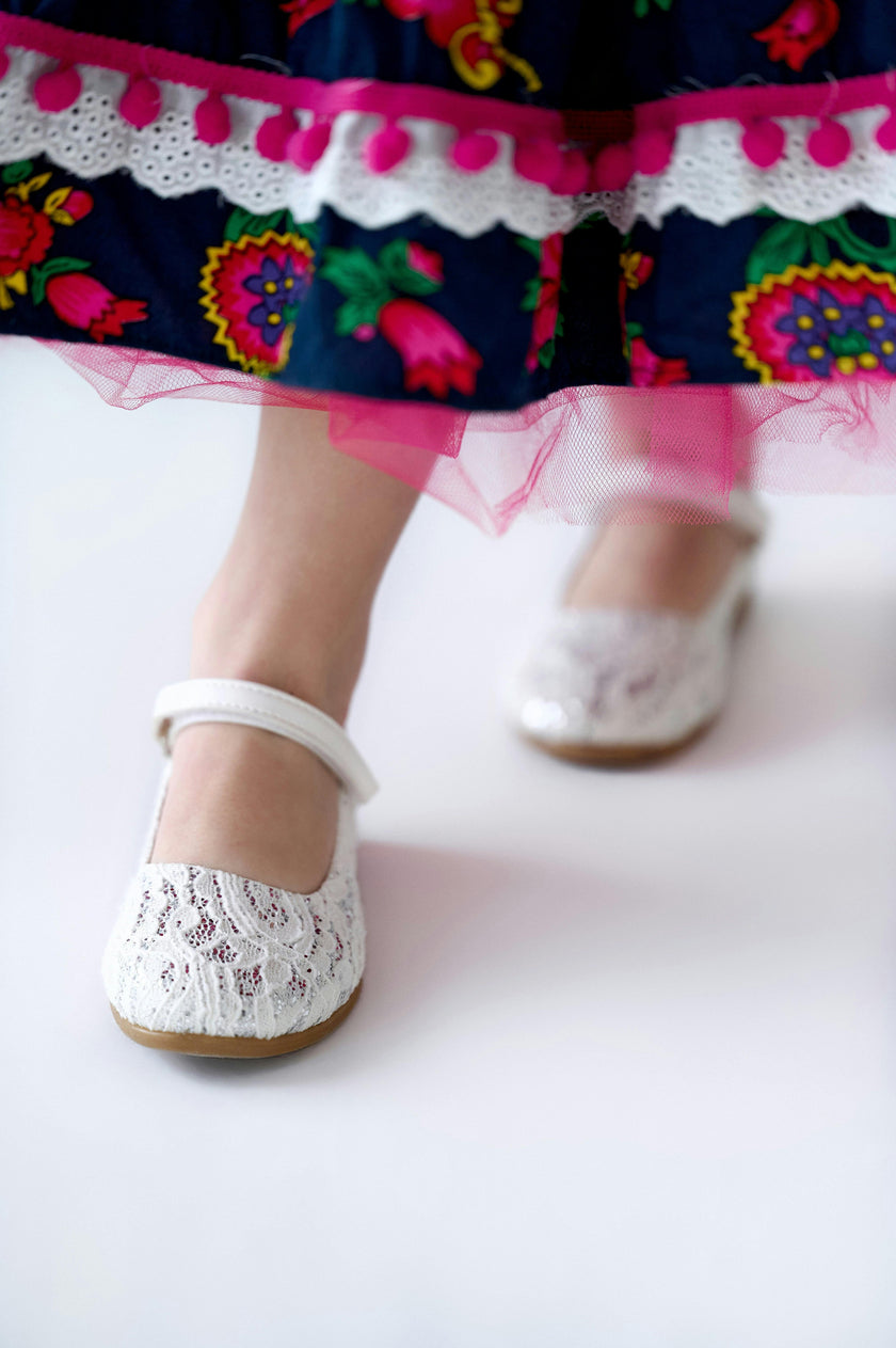 White Lace Shoes