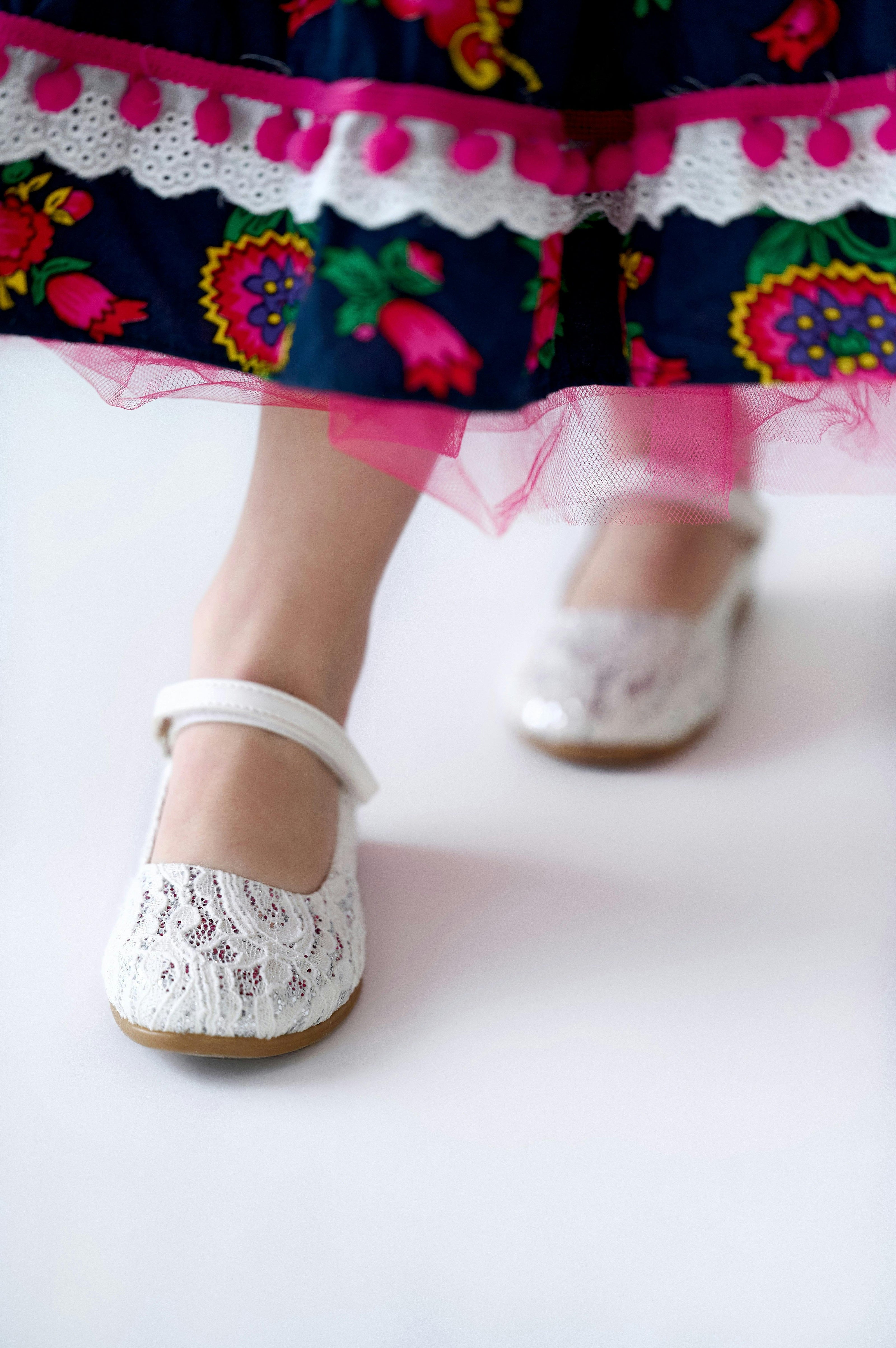 White Lace Shoes