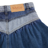 Blue Two Side Denim Becca Skirt