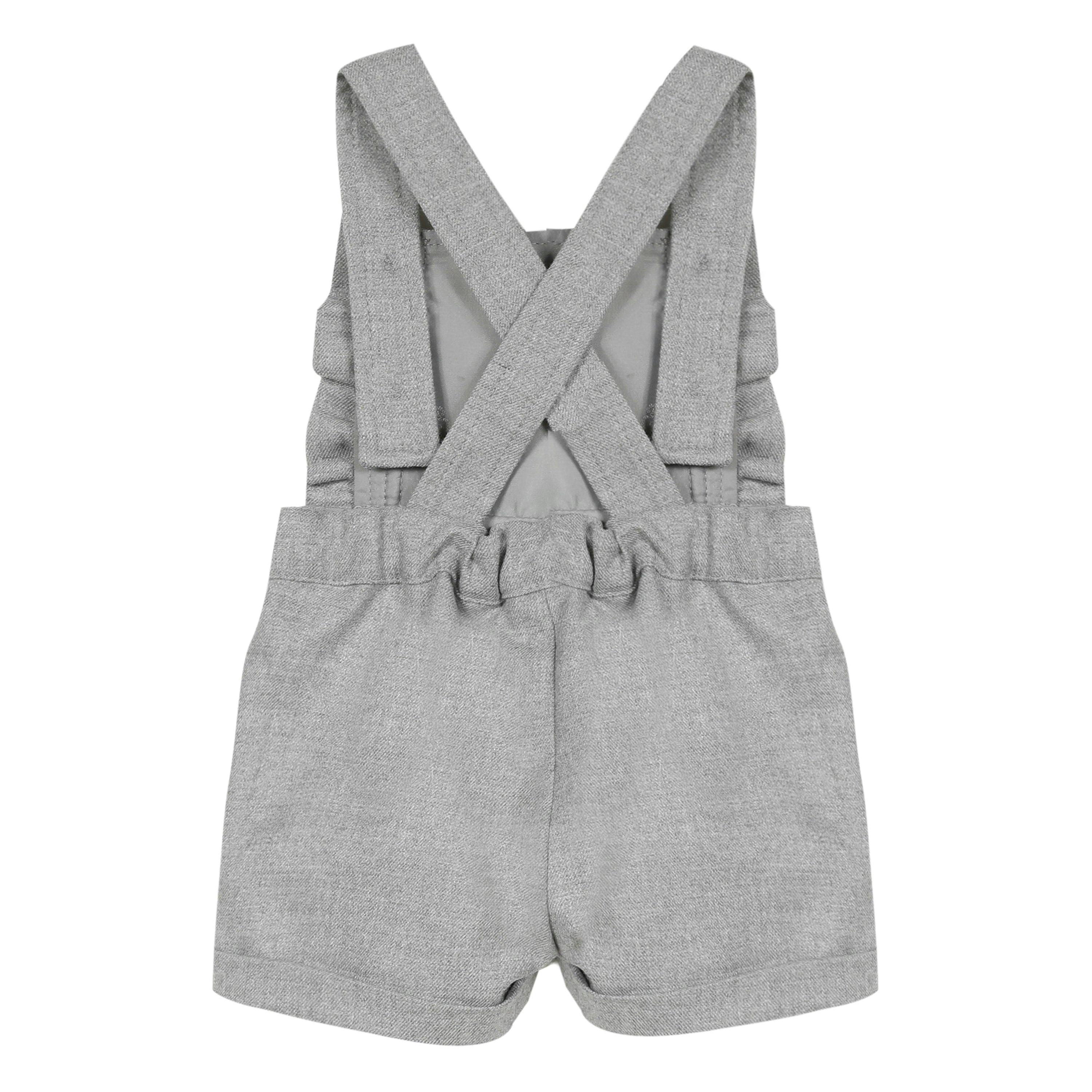 Marle Grey Ruffle Romper