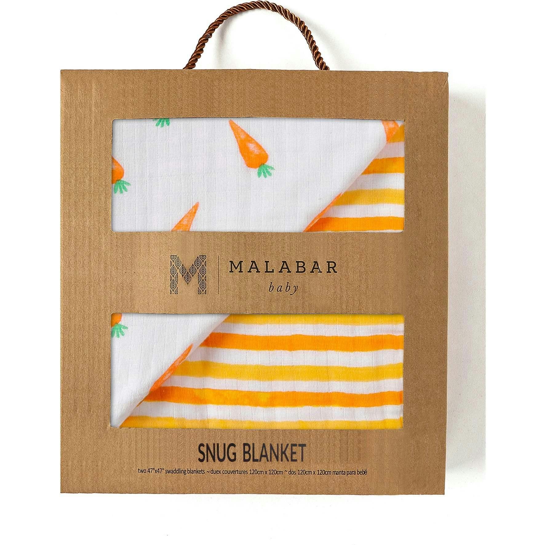 Organic Muslin Four-Layer Reversible Snug Blanket