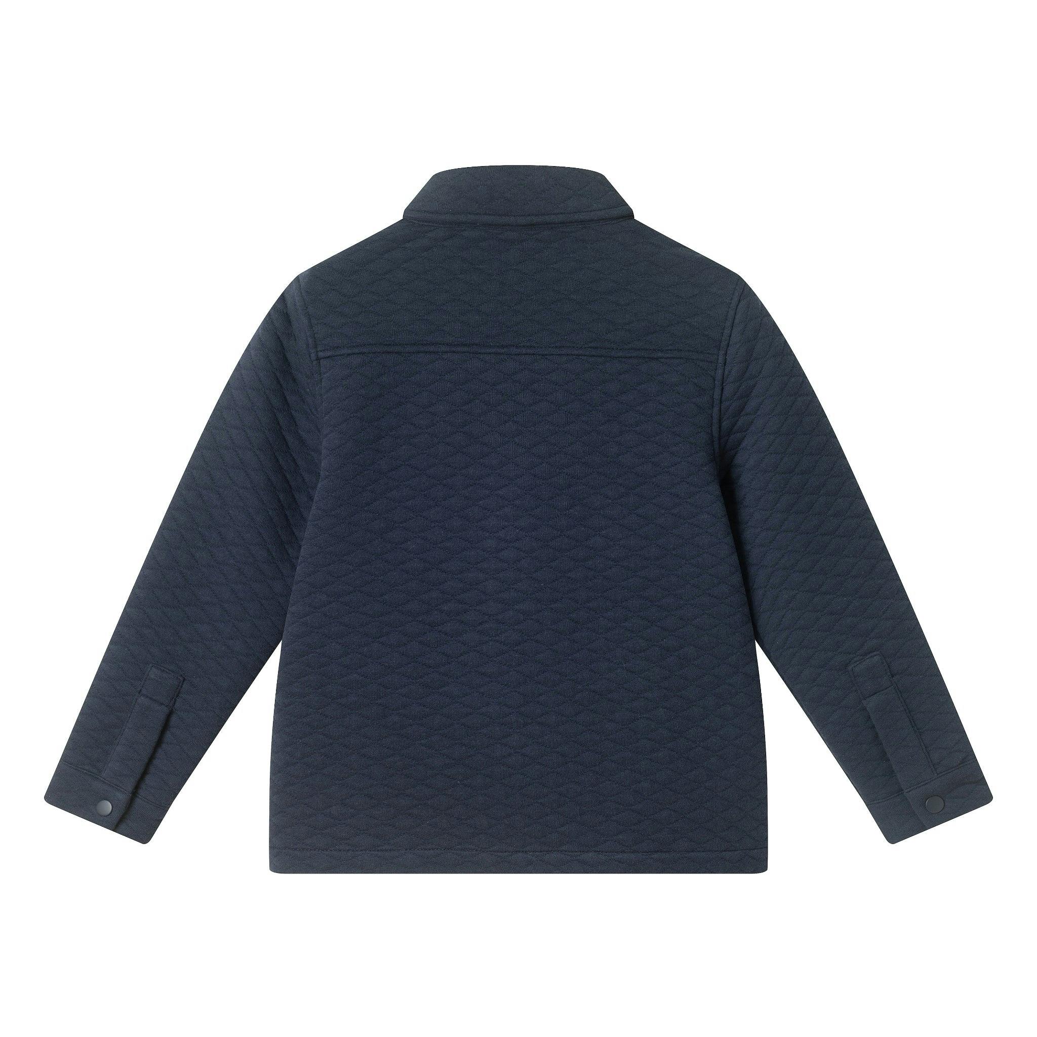 Quilted Shacket | Navy