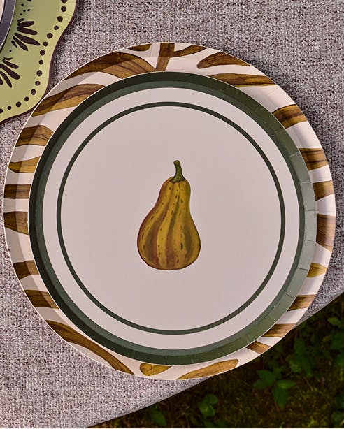 Bistro Appetizer Plate Set - Orange