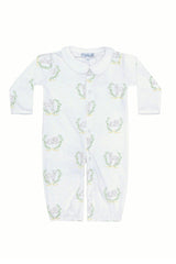 Yellow Print Converter Gown