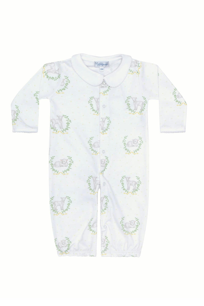 Yellow Print Converter Gown