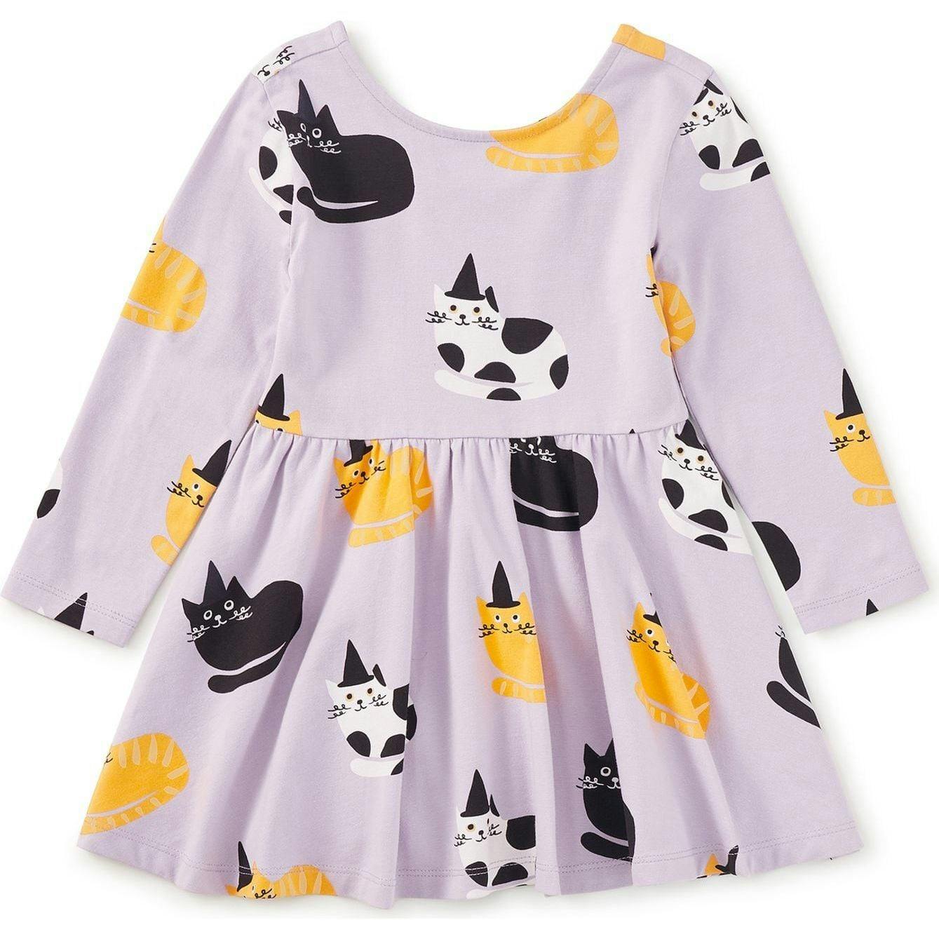 Printed Ballet Dress, Purple