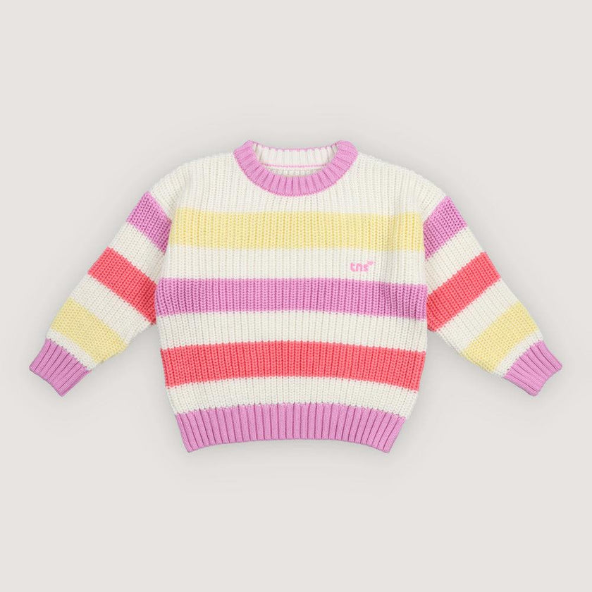 Celosia Jumper Pink Lavander Stripes